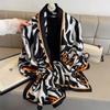 Luxury Brand Women Scarf Summer Silk Shawl Lady Wrap Soft Female Echarpe Designer Beach Stole Bandanna Foulard Muffler
