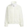 Boa Jacket T2 Solid Three-Stripe Zip-Up Stand Collar Sherpa Jacket Women Jackets Off-White HM7099