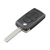 For CITROEN C8 / PEUGEOT 1007 Car Keys Replacement 4 Buttons Car Key Case with Grooved, Without Holder
