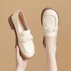 Small Leather Shoes Women's Spring and Summer New Soft Leather Single Shoes Low Heel Versatile One Pedal Casual Loafers Women