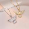 Korean Style Phoenix Pendant Necklace for Women - Fashionable Clavicle Chain