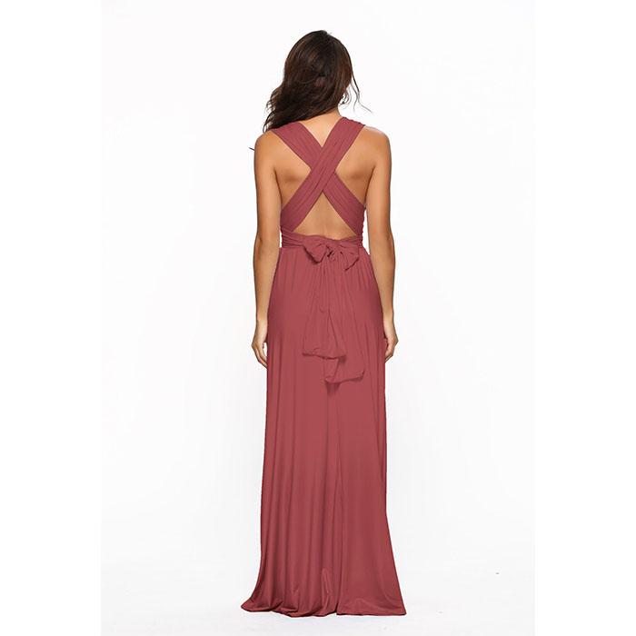 Sexy Women's Fashion Long Dress Beach Bridesmaid Convertible Wrap Party Dress Women