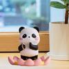 Panda Phone Stand Adorable Tabletop Ornament Room Decor Figurine Holder for Colleagues