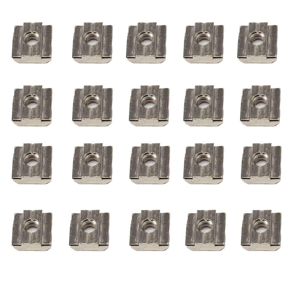 M3 M4 M5 M6 Aluminum Profile T-Track Sliding T Block Hammer Nut For Fastener T Slot Nut Nuts