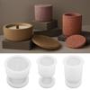 DIY Craft Candle Jar Mold Silicone Succulent Flower Pot Creativity Storage Box Mold Home Decor