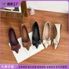 Pointed Single Shoes Women's Fashion Bow Light Luxury Retro Women's Shoes Soft Sole Not Tired Feet 2025 Spring Soft Sole Work Shoes