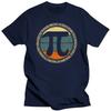 Vintage Retro Pi Tshirt Men Pure Cotton Urban T-shirt Short Sleeved Algebra Shirt Math Teacher Tee Tops Loose Fit Clothing Gif#Color
