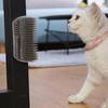 Cat Self Groomer Wall Table Legs Corner Massage Comb Cat Scratcher Grooming