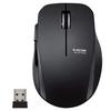 ELECOM Wireless Mouse (Receiver Included), Medium Size, 5 Buttons (Back and Forward Buttons), Quiet, Black, M-FBL01DBXSBK