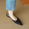Slippers Women's Summer Shoes Sequined Pointy Flats