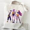Hot Sale Kpop Korean Witch Hunter Girls Group Printed Canvas Bag for Women's Daily Shopping Bag KTY