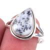 Natural Dendrite Opal Gemstone Handmade 925 Solid Sterling Silver Ring S.8 I4d84