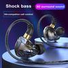 Earphone Wired In-ear Headset with Subwoofer Mic Enhanced Sound Quality 3.5MM Gaming Music Calls Earphone