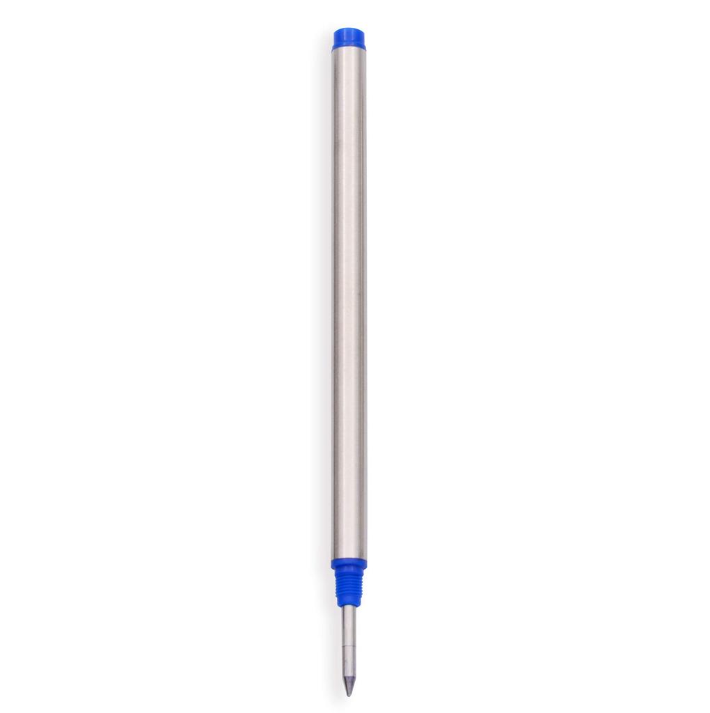 MB Pen Compatible Rollerball Pen For Capped Rollerball Pens Medium Nib 10 Pieces Blue Water-Based - - 0.7mm -