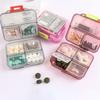 Pill Case Portable Seven Squares A Week Carry On Packing Pill Box
