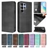 RFID Leather Wallet Case For Samsung Galaxy S26 S25 S24 S23 S22 S21 S20 Ultra S25 Edge S24 FE S 23 22 21 20 Plus Magnet Cover