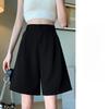 Five-point Pants Drape Suit Shorts Women's Summer Loose and Thin Outer Wear Wide-leg Straight Pants