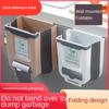 Garbage Can Save Space Durable Practical Highly Recommended Efficient Popular Cabinet Door Hanging Trash Can Folding Trash Can