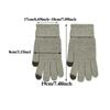 Women Fashion Winter Touch Screen Gloves Warm Stretch Knit Full Finger Mittens Crochet Thicken Gloves