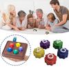 Minigame Toys, Stone Pebbles Set W/Round Case. Traditional Play Game Gifts,Minigame Grasping Stones
