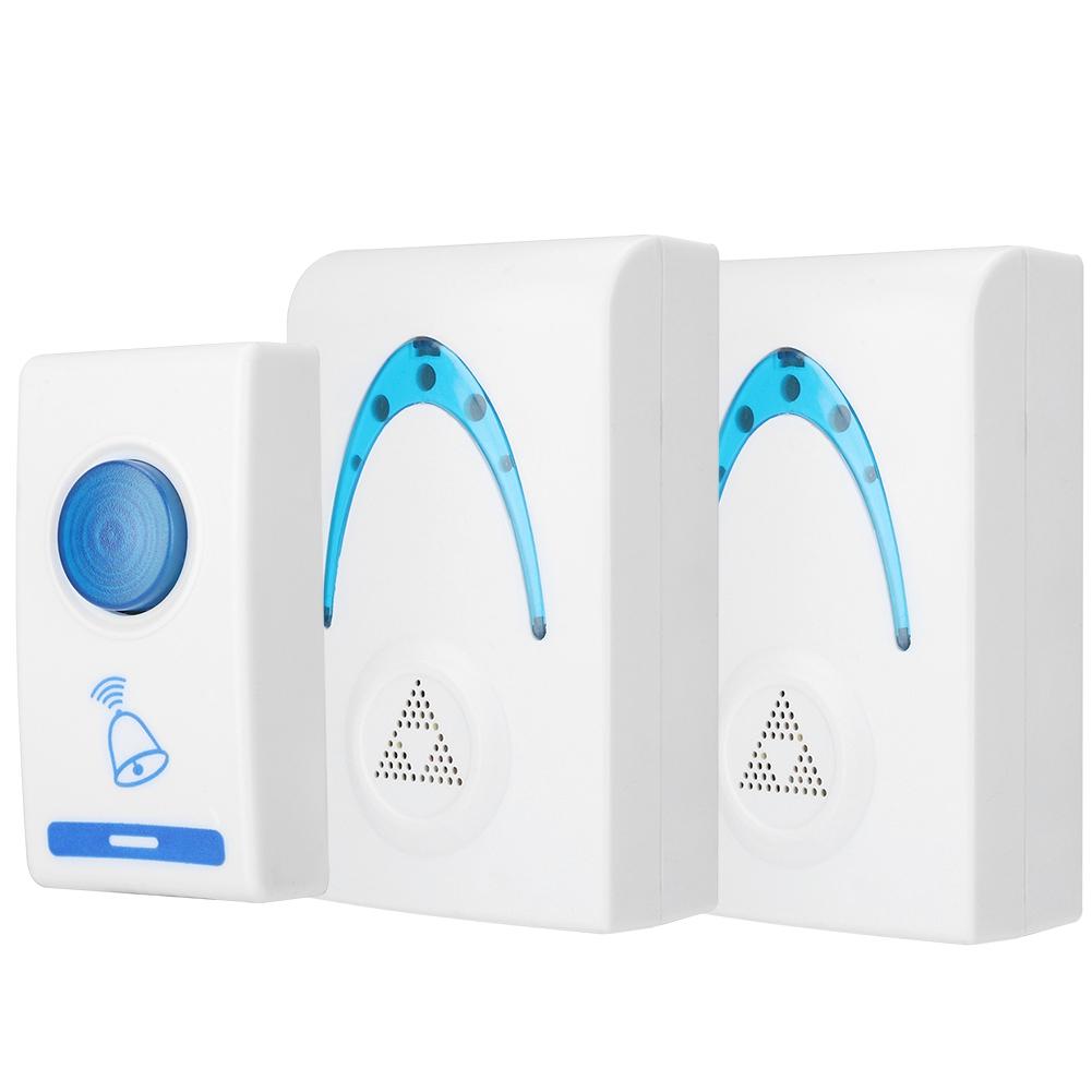 32 Melodies 1 Remote Button 2 Plugin Receivers Wireless Door Bell for Home