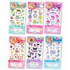 Sanrio Jewel Tattoo Stickers 6-piece Set, Mixed Colors, 1 Set