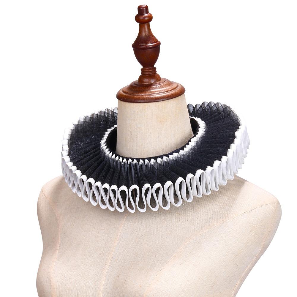 Elegant Renaissance False Collar Detachable Retro Ruff Collar Collar Accessory