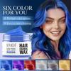 13 Colors Hair Colour Wax 50g DIY Hairs Dyed Mud Easy To Wash Dye for Eyebrow Beard Coloring Temporary Hair Colour Cream