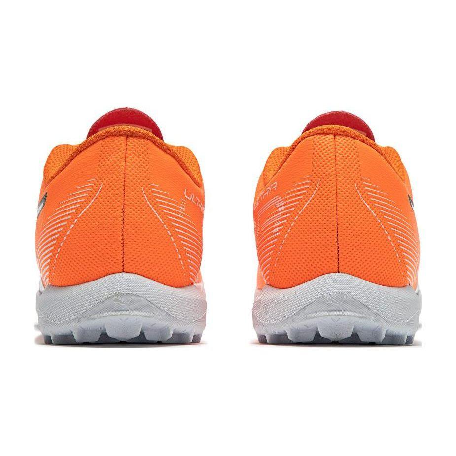 Puma Ultra Play TT Jr Artificial Turf Round Toe Comfortable Low Top Soccer Shoes Kids Sneaker Orange 107236-01