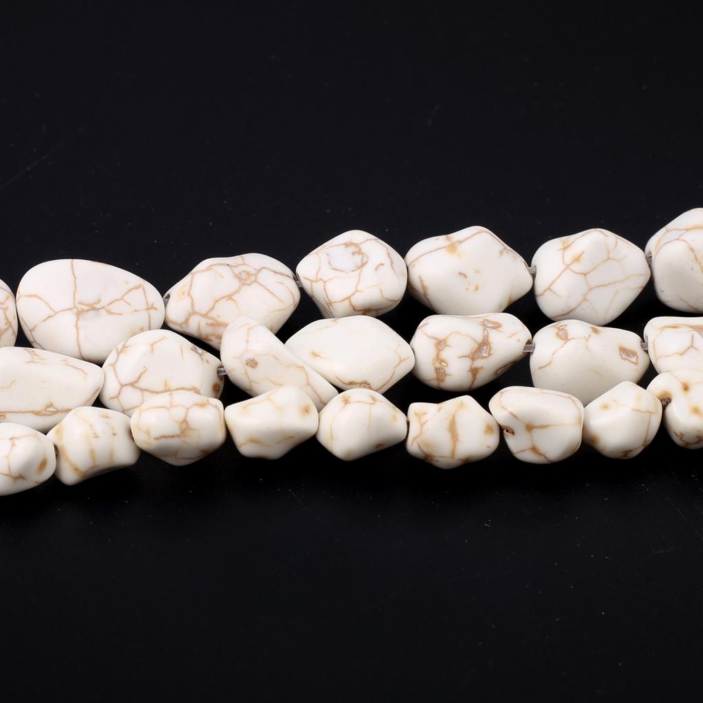 1Strand Natural Stone Beads Irregular Turquoise Loose Spacer Beads for Jewelry Making DIY Necklace Bracelet Accessories