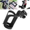 Gyroscopic Cup Holder with Adjustable Strap 360 Degrees Rotatable Anti-Spill Universal Stroller Bike Scooter Mount Drink Beverage Water Bottle Holder