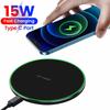 15 Вт беспроводная зарядная подставка, настольная ультратонкая док-станция для быстрой зарядки мобильного телефона для iPhone X 8 Airpods Samsung Xiaomi