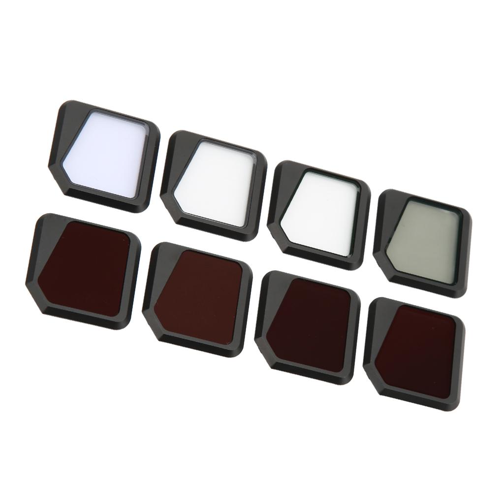 Junestar 8pcsset Drone Camera Lens Filter Set MRCUV CPL STAR Night ND16 32 64 1000 Filter Kit for