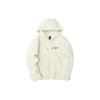 Life Series Solid Color Logo Zip-Up Hooded Jacket Women Jacket Light-Cloud-White 162248726-4
