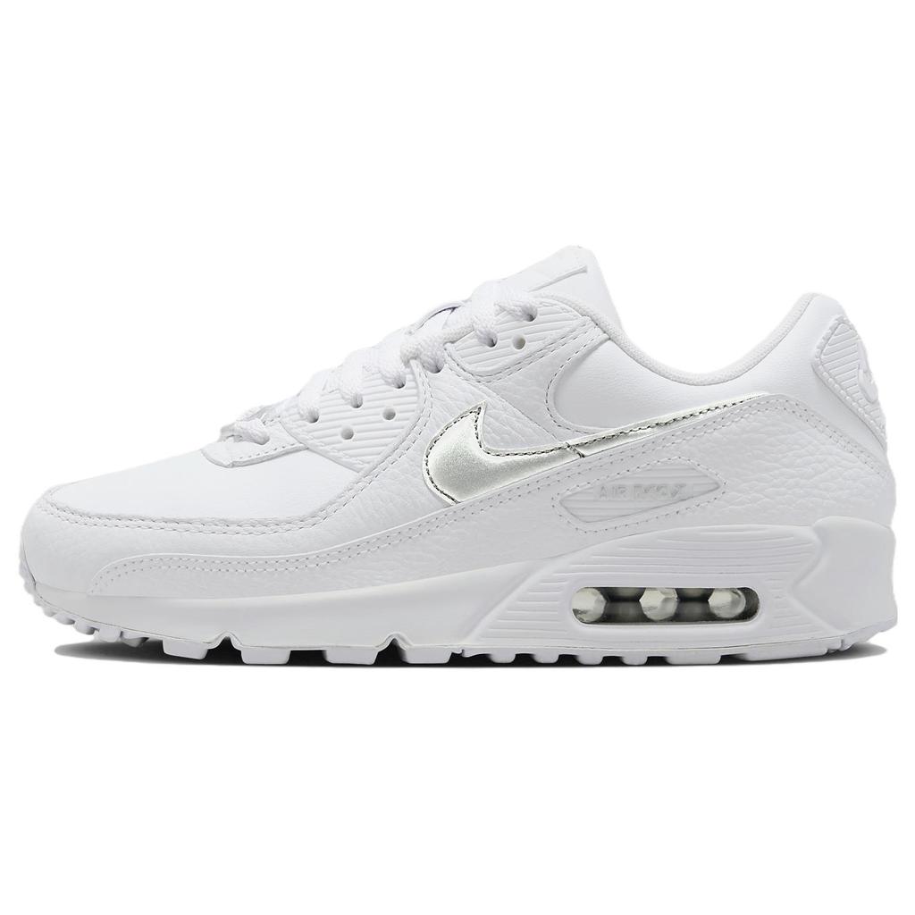 New Nike Air Max 90 'White Metallic Silver' Women's FV0949-100
