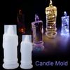 Handmade Silicone Molds, Candle Holder Resin Molds Epoxy Casting Crystal Epoxy Mold For Home Decoration (Candle Shape Mold)