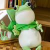 Cartoon Frog Eyes Long-legged Pillow Toy Cute Big Stuffed Green Frog Plushies Companion Sleep Pillow Soft Stuffed