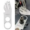 Bike Disc Rotor Alignment Tool 3 Slot Depth 40mm, 20mm, 14G Rotor Truing Fork Bike Brake Wrench for Bike Alignment