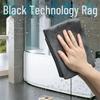 Салфетка для чистки стекол и зеркал Magic Glass and Mirror Cleaning Cloth — не оставляет следов и водяных знаков, бытовая губка для мытья посуды