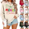 Women's Loose Comfortable Casual Fashionable Character Printing Round Neck Long Sleeved Sweatshirt