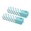 Amazing Odor-proof Bag Bos Striped Package Set of 2/mint Green M Size 90 Pieces for Processing Baby Diapers, Pet Poo, Food Waste, Sanitary Items, Etc.