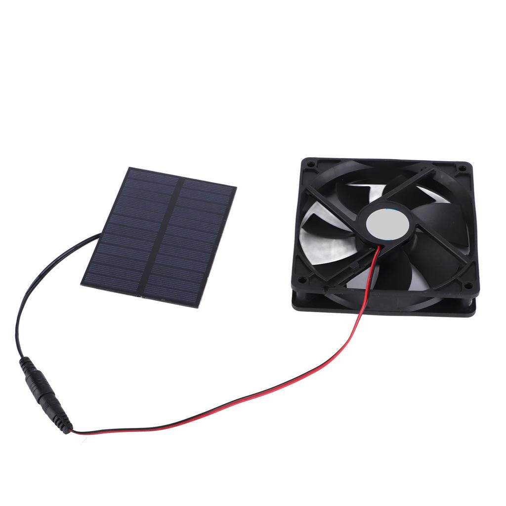 Solar Panel Fan Professional Solar Powered Exhaust Fan Kit for Chicken Coops Greenhouses Sheds Pet