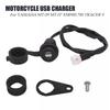 For Yamaha MT-07 MT-09 SP Tracer FZ-09 FZ-07 Tracer XSR 700 900 Socket Converter Motorcycle Double USB 12V Charger Black Adapter