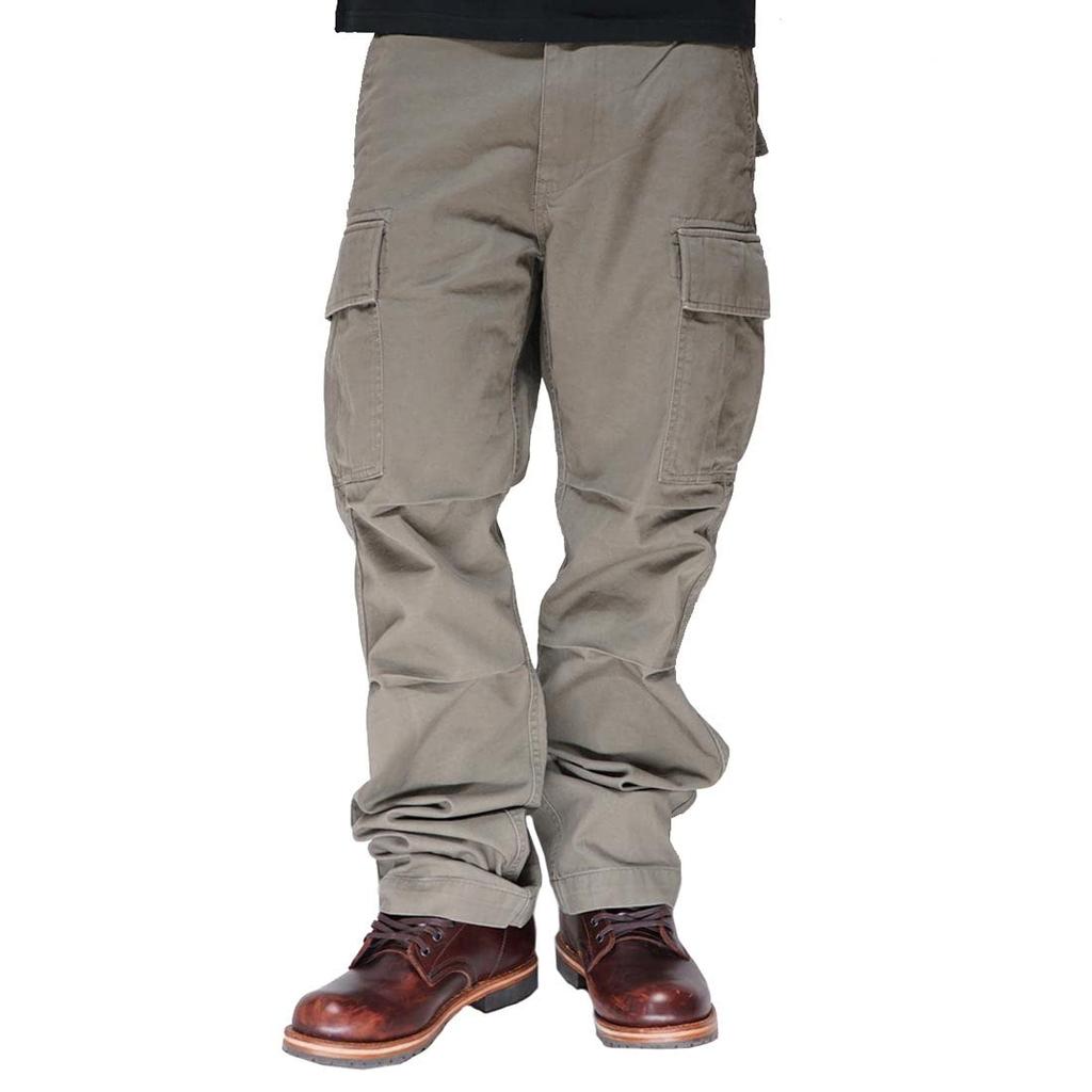 AVIREX Avirex Military Basic Fatigue Cargo Pants 75 6126129, Olive-XXL