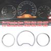 3Pcs/Set Chrome Dashboard Gauge Ring Bezel for Mercedes Benz W210/S210 W202/S202 A208/C208