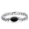 Black Cuban Bracelet Men's Woven Ins Simple, Niche, Thick, Trendy and Fashionable