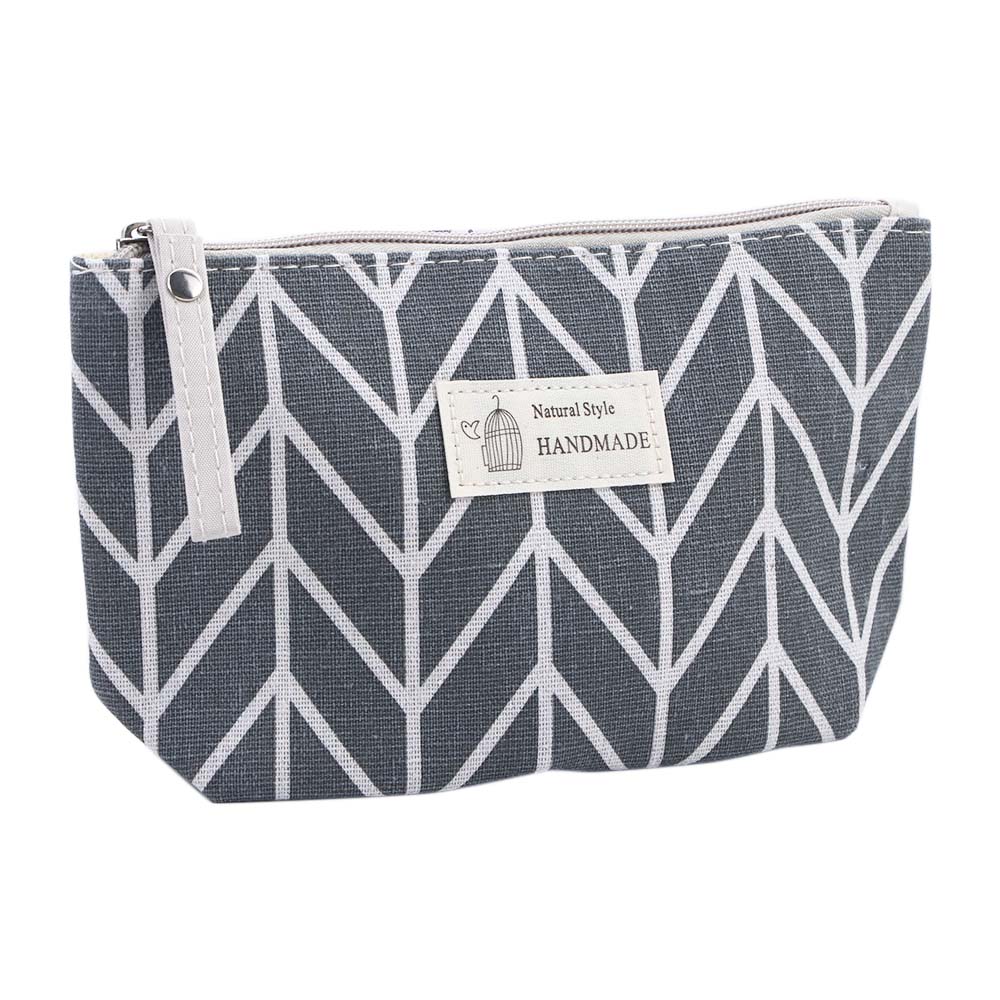 Cosmetic Bags Portable Canvas Animal Pattern Wash Pouch Multi-function Item Storage Bags