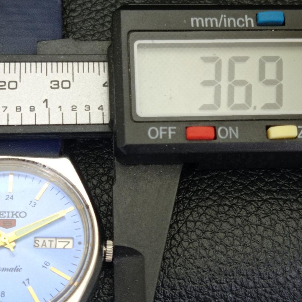 VINTAGE SEIKO 5 AUTOMATIC 6309A JAPAN MENS SKY BLUE COLOR DIAL WATCH A500835-5 R154-a500835