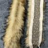 1M Fluffy Trim Imitation Raccoon Artificial Fur Stripe Decoration New Big Fur Collar