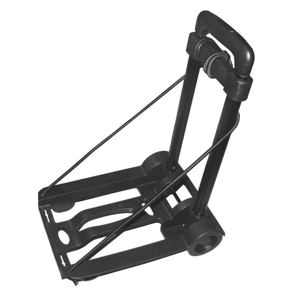 Folding Luggage Cart 2 Wheels Folding Hand Truck Collapsible Dolly for Moving Shopping